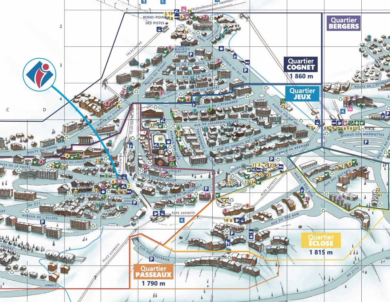Plan de la station